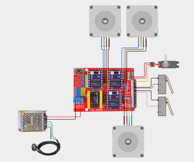 MakerPlot 2.0 Arduino CNC mechanism details